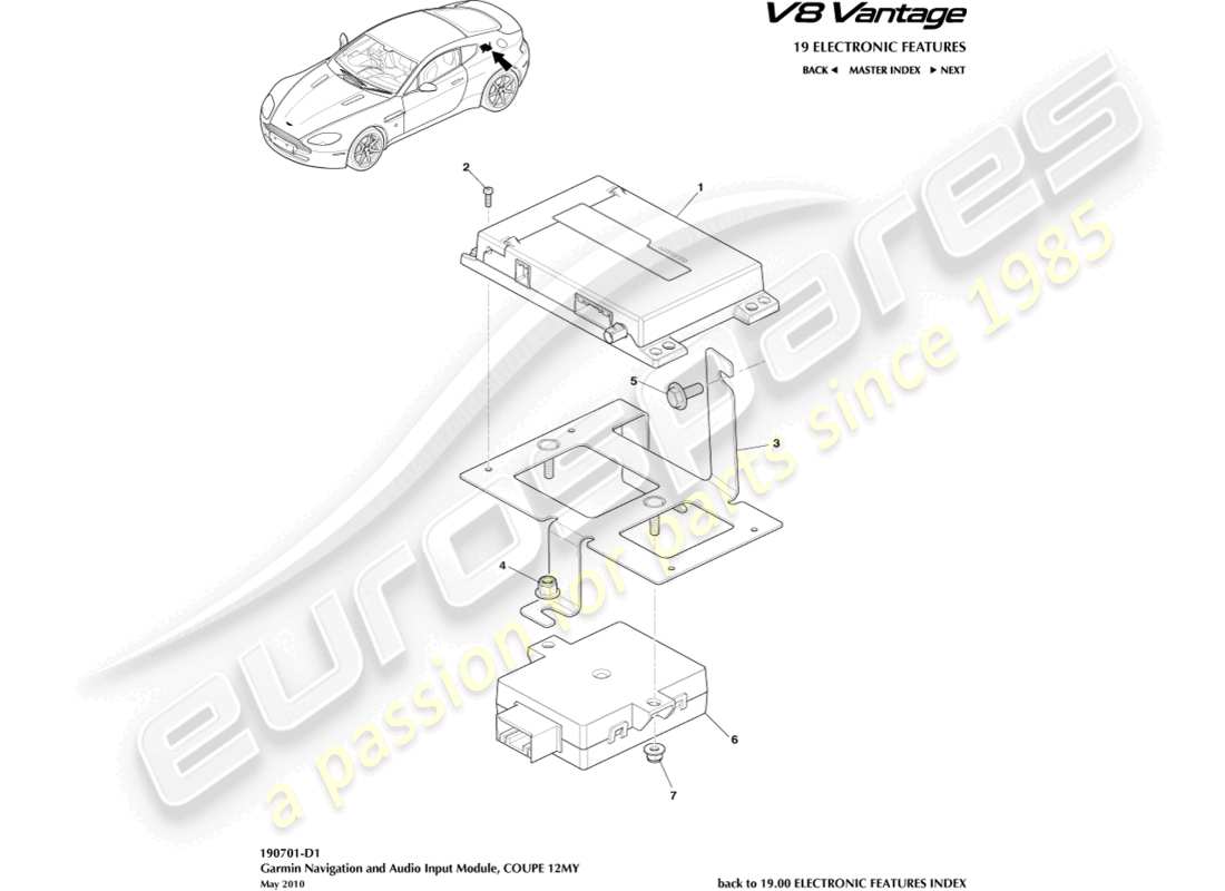 diagrama de pieza que contiene el número de pieza cg33-10e887-ab