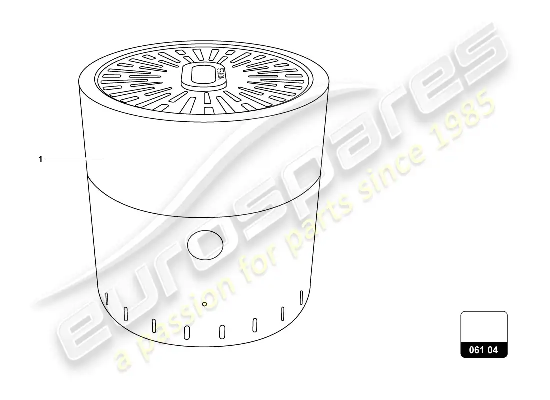 lamborghini urus (accessories) rueda de ventilador diagrama de piezas