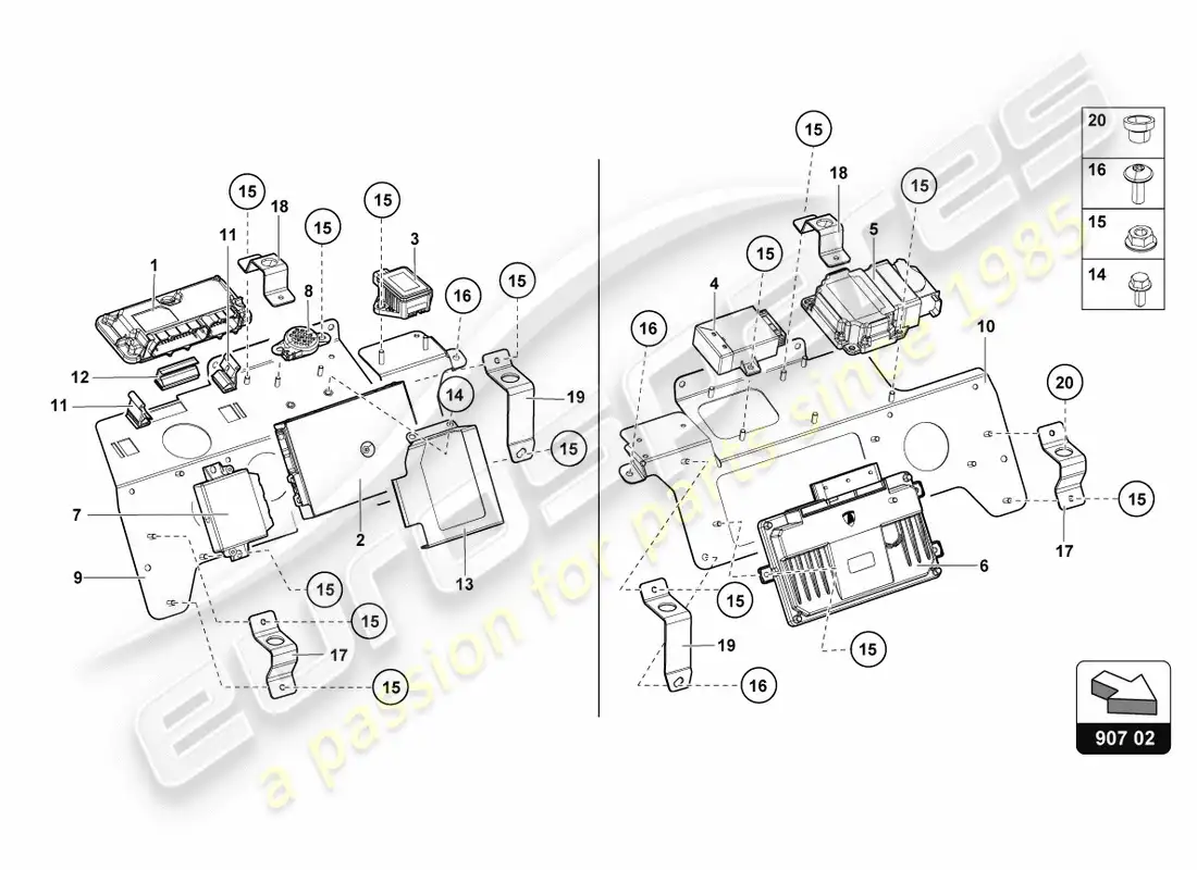 lamborghini lp700-4 coupe (2012) electricidad diagrama de piezas