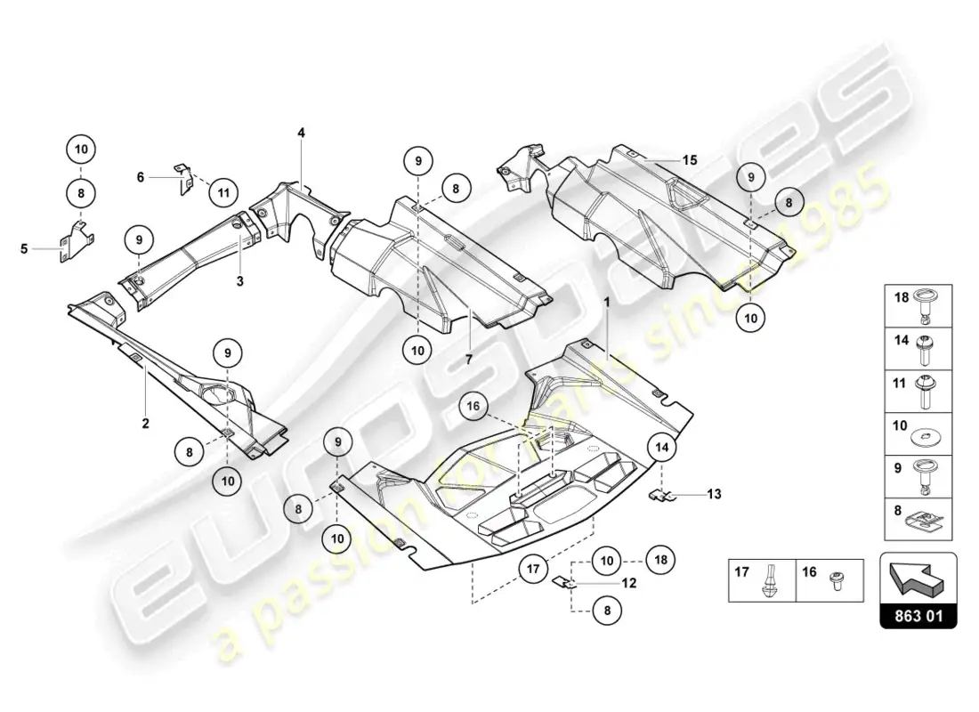 lamborghini lp700-4 roadster (2017) covers diagrama de piezas