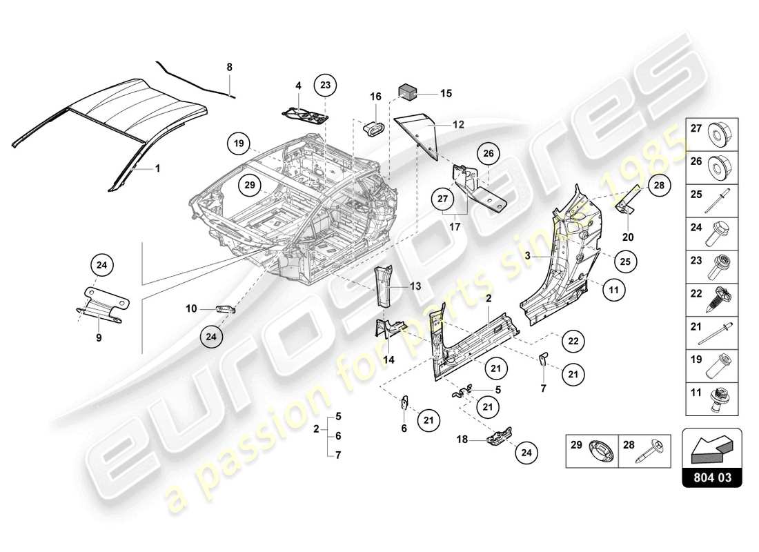 diagrama de pieza que contiene el número de pieza 4t8810576