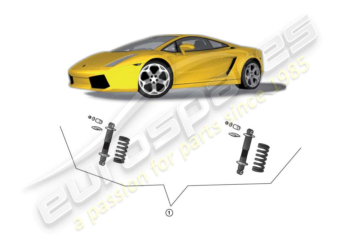 lamborghini lp550-2 spyder (accessories) kit de actualización diagrama de piezas