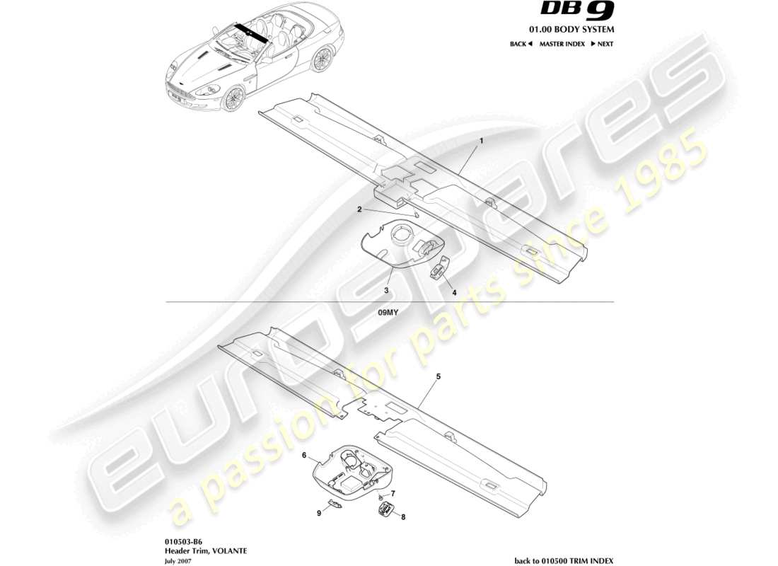 diagrama de pieza que contiene el número de pieza 9g33-l03408-afw