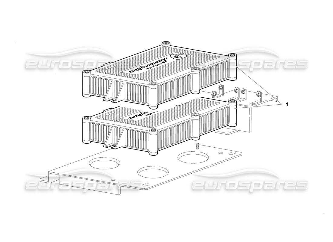 lamborghini diablo se30 (1995) unidades de inyección electrónica (válido para suiza - enero 1995) diagrama de piezas