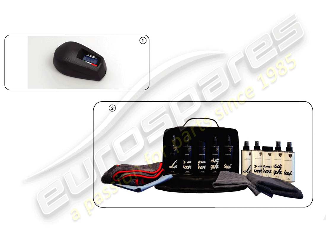 lamborghini gallardo spyder (accessories) diagrama de piezas del cargador de batería