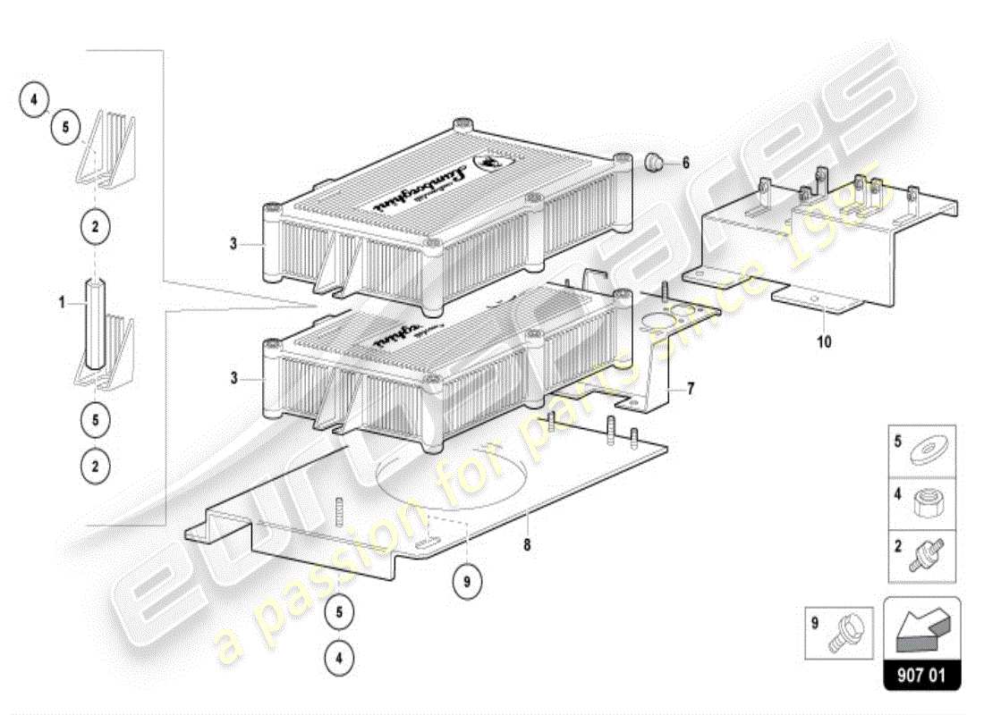 lamborghini diablo vt (1995) diagrama de piezas eléctrica