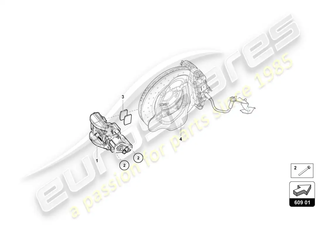 lamborghini lp600-4 zhong coupe (2016) parking brake diagrama de piezas