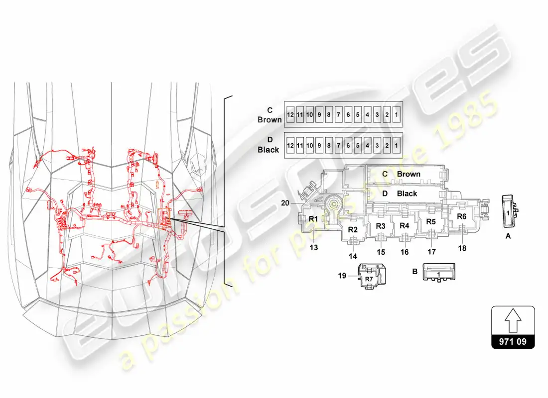 lamborghini centenario coupe (2017) fusibles diagrama de piezas