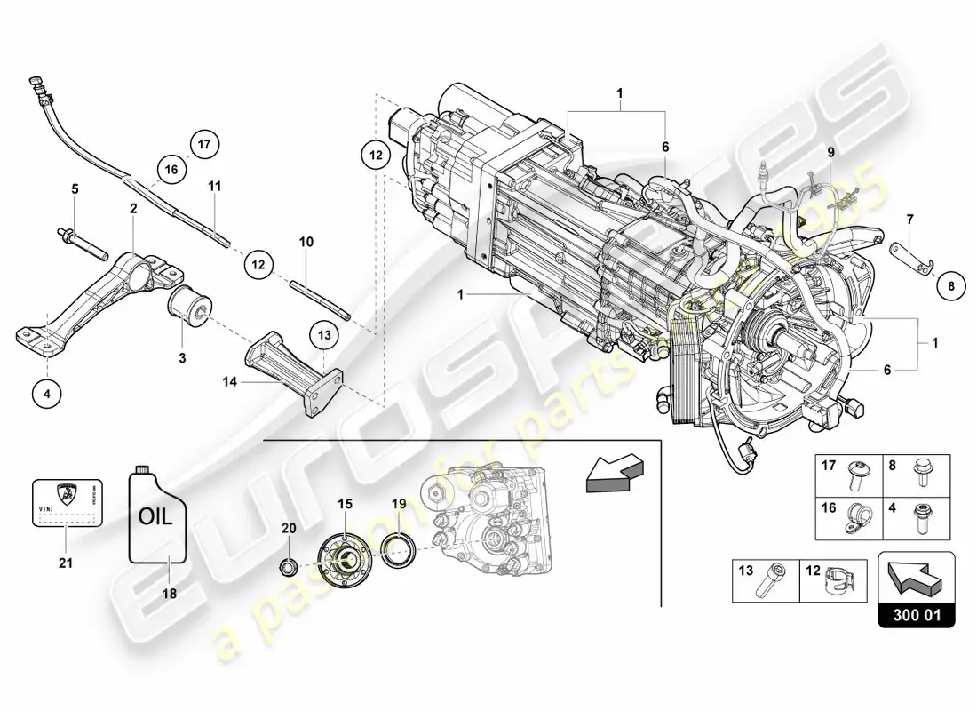 lamborghini centenario coupe (2017) 7 diagrama de piezas