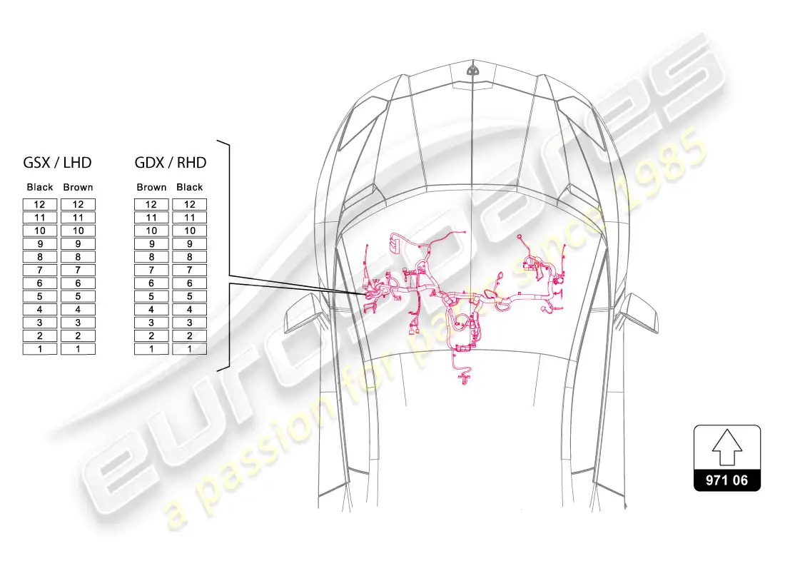lamborghini lp720-4 coupe 50 (2014) diagrama de piezas de fusibles