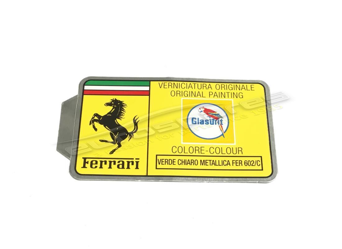 nueva ferrari etiqueta de pintura glasurit. número de parte mc361516 (1)