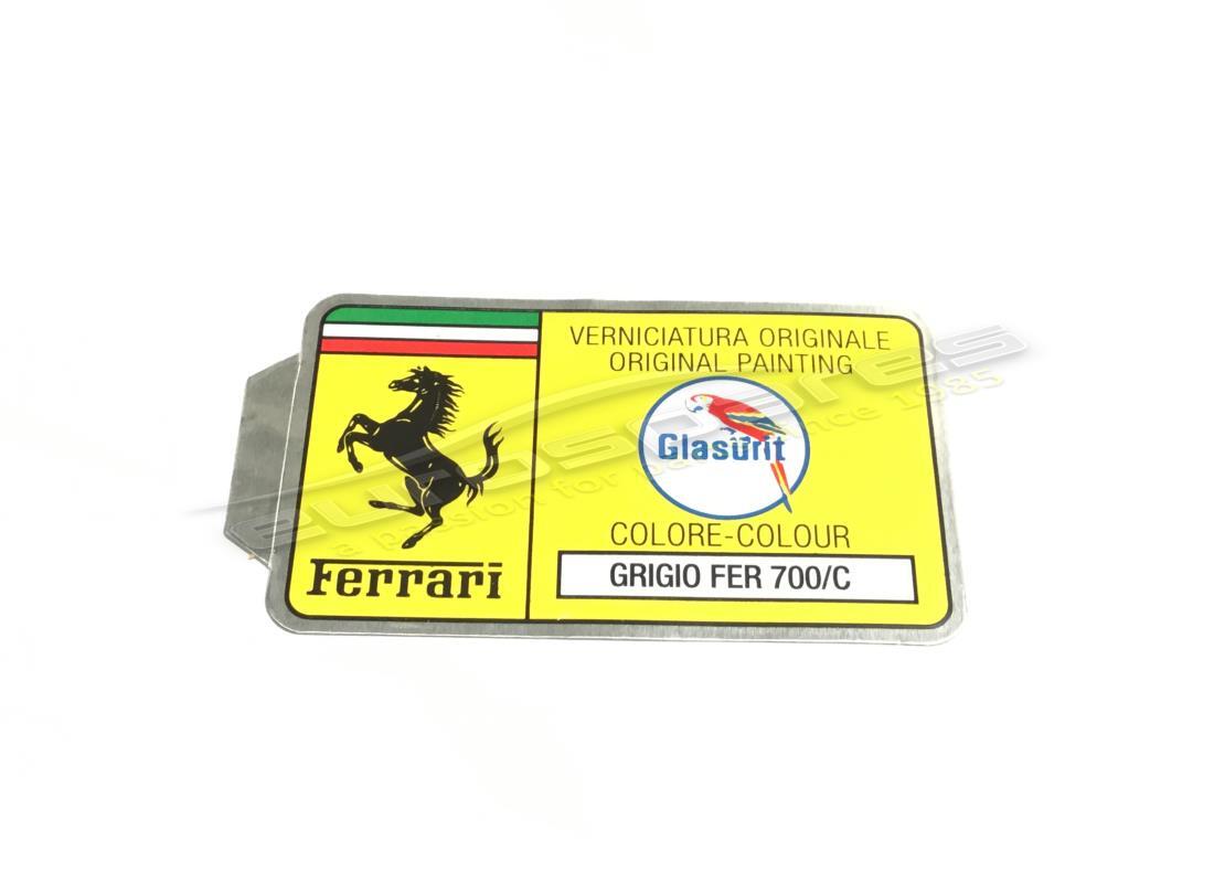 nueva ferrari pegatina con código de pintura glasurit (círculo). número de parte er361544 (1)