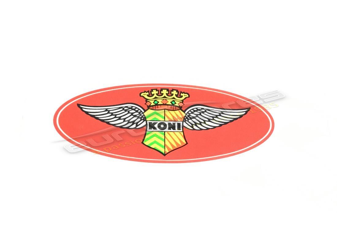 nueva ferrari pegatina con alas ovalada de koni. número de parte fst014 (1)