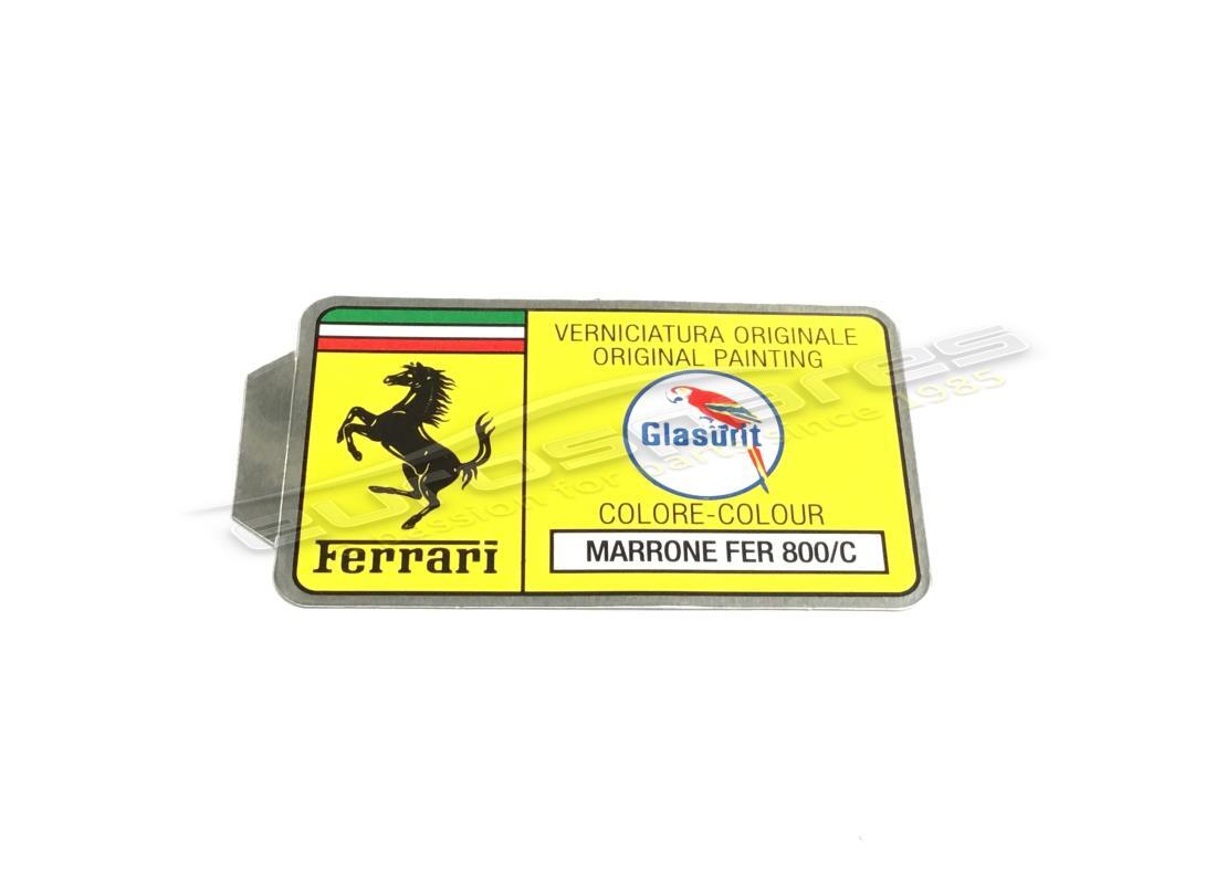 nueva ferrari pegatina con código de pintura glasurit (círculo). número de parte er361545 (1)