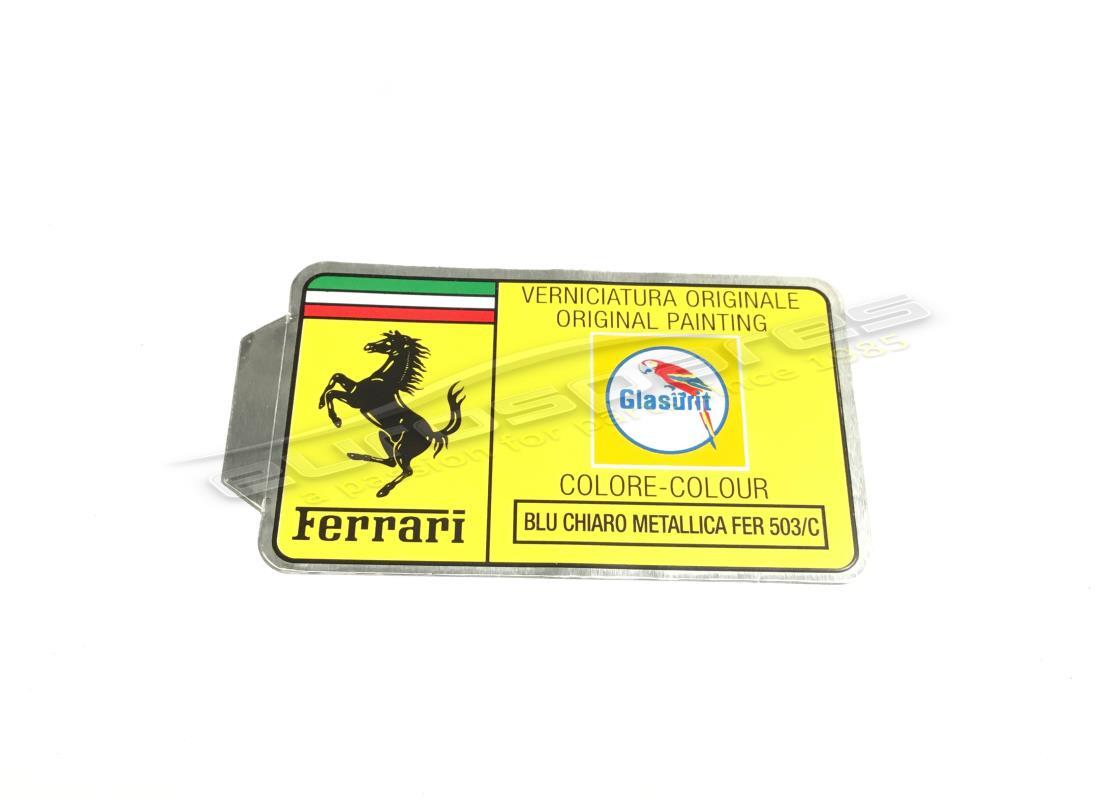 nueva ferrari etiqueta de pintura glasurit. número de parte mc361512 (1)