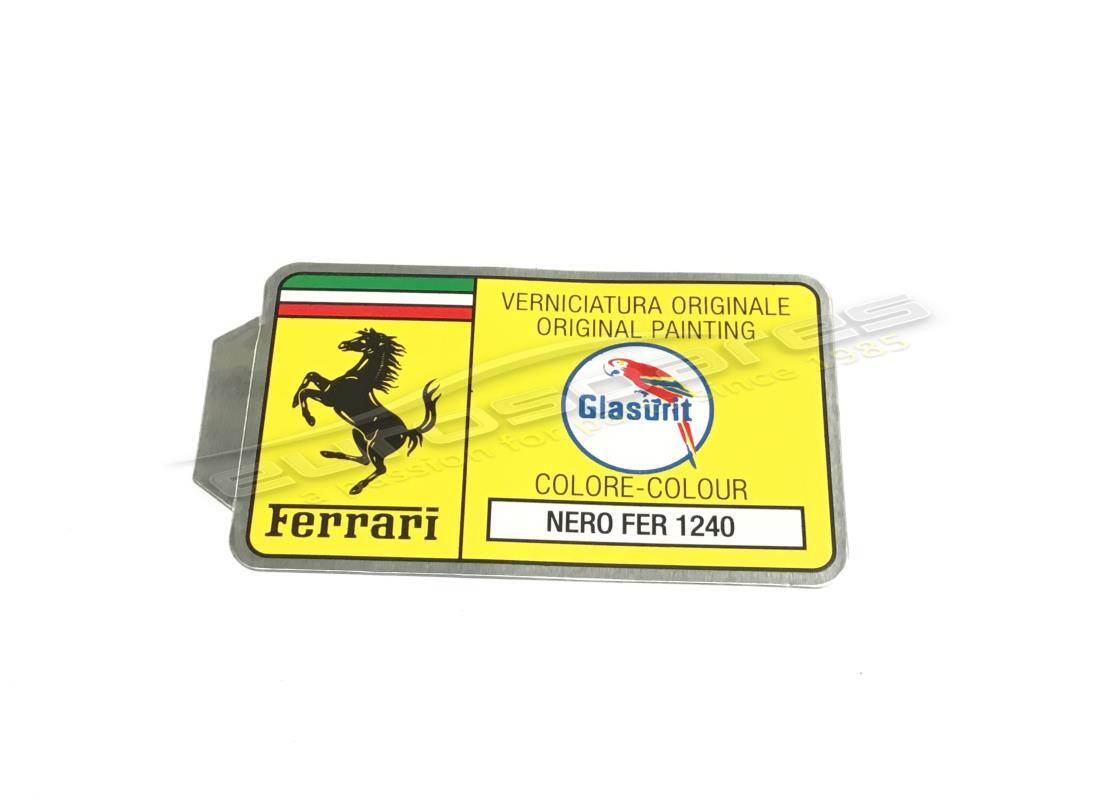 nueva ferrari pegatina con código de pintura glasurit (círculo). número de parte er361547 (1)