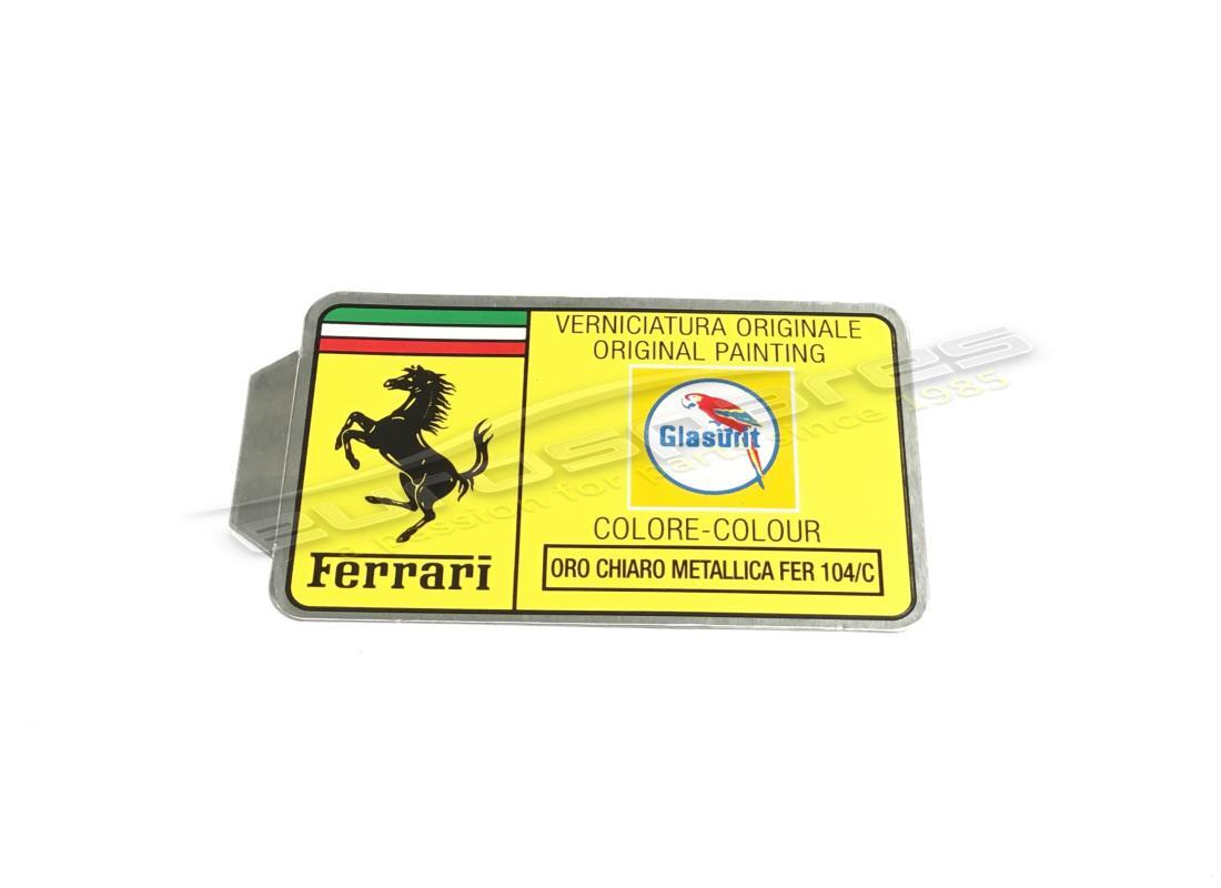 nueva ferrari etiqueta de pintura glasurit. número de parte mc36157 (1)