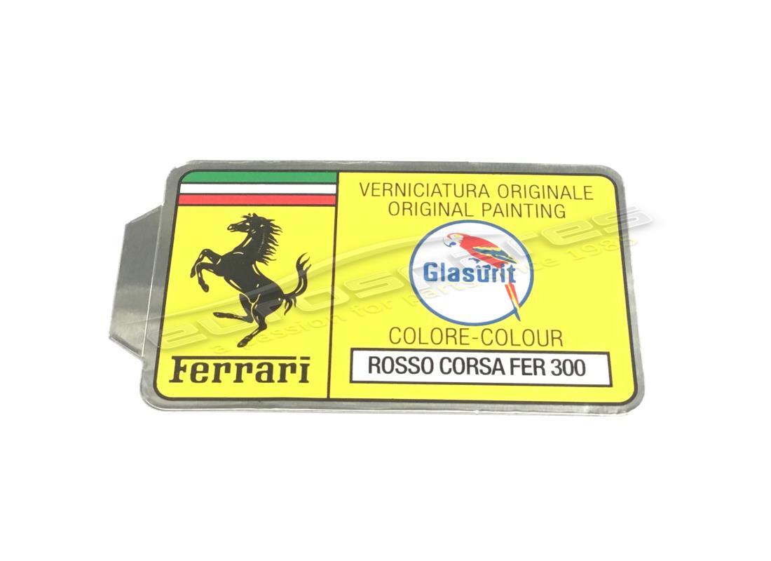 nueva ferrari pegatina con código de pintura glasurit (círculo). número de parte er361550 (1)