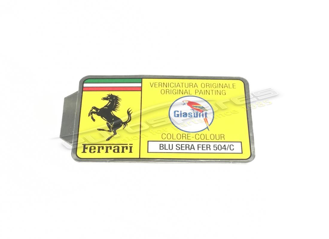 nueva ferrari pegatina con código de pintura glasurit (círculo). número de parte er361541 (1)
