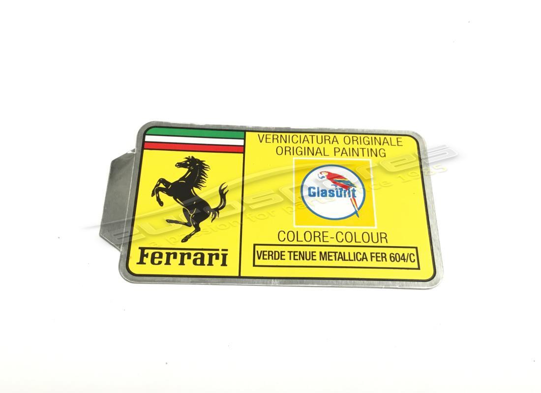 nueva ferrari etiqueta de pintura glasurit. número de parte mc361515 (1)