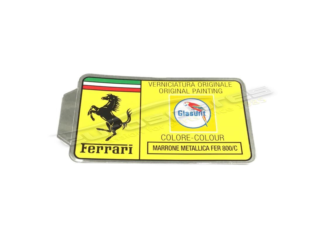 nueva ferrari etiqueta de pintura glasurit. número de parte mc361510 (1)