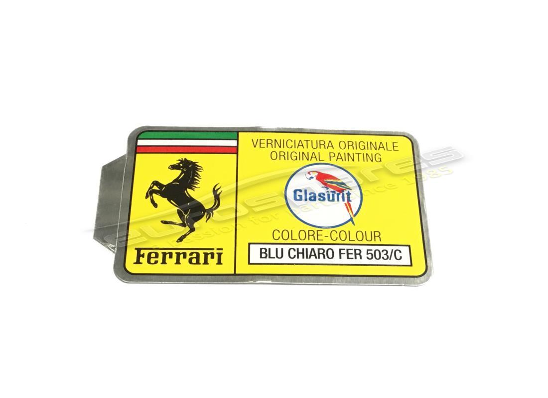 nueva ferrari pegatina con código de pintura glasurit (círculo). número de parte er361539 (1)
