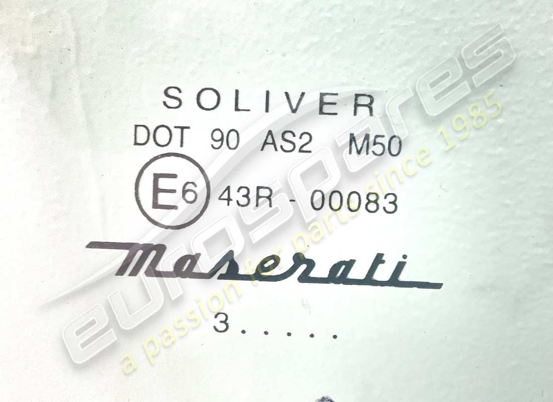 usado maserati rh puerta de vidrio m338. número de parte 387700306 (2)