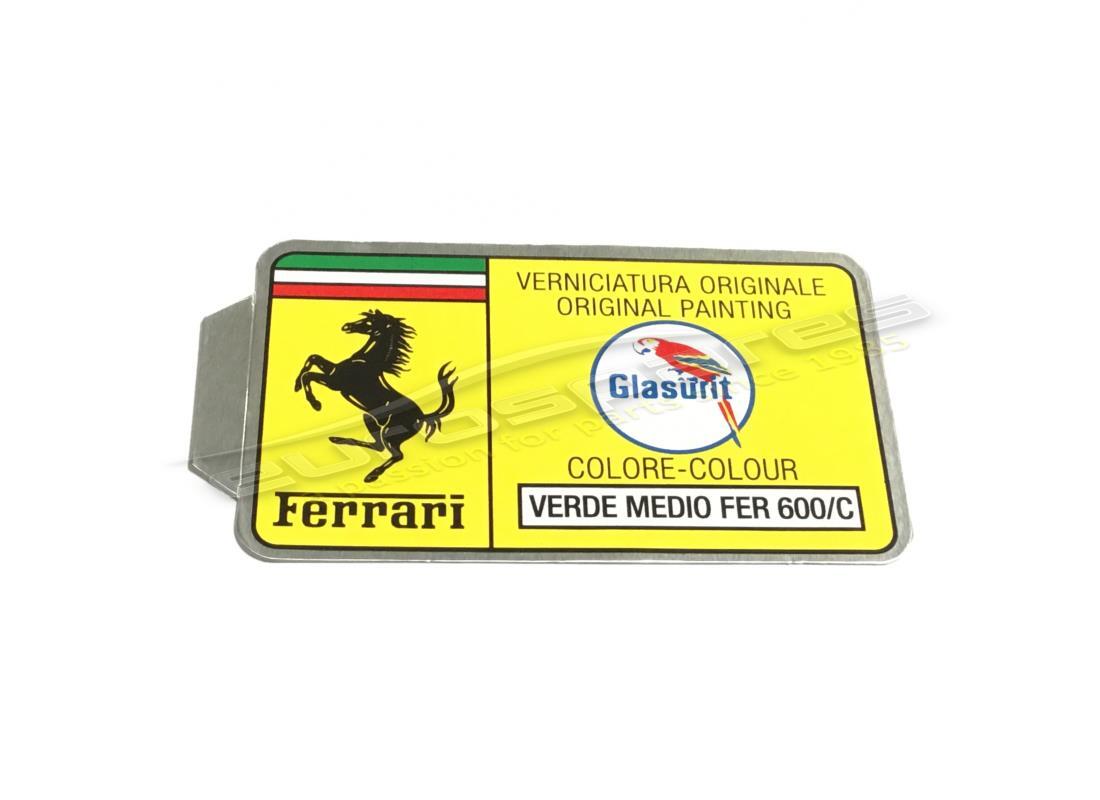 nueva ferrari pegatina con código de pintura glasurit (círculo). número de parte er361542 (1)