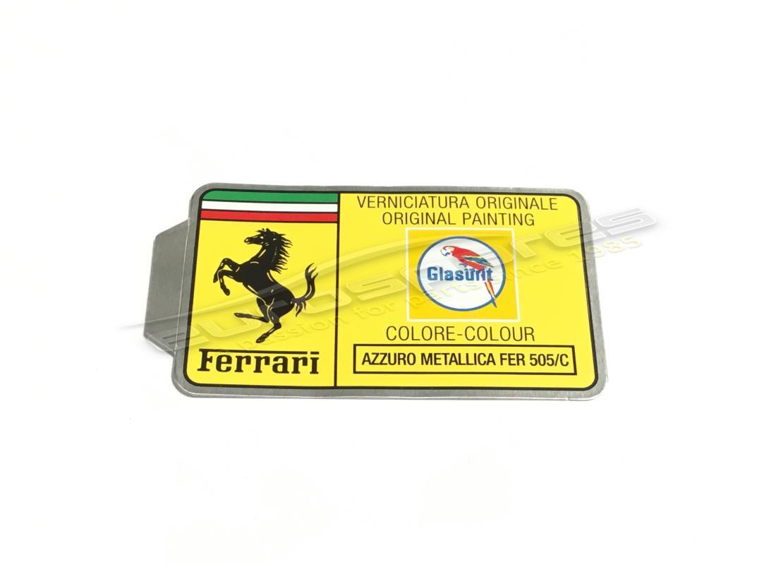 nueva ferrari etiqueta de pintura glasurit. número de parte mc361511 (1)