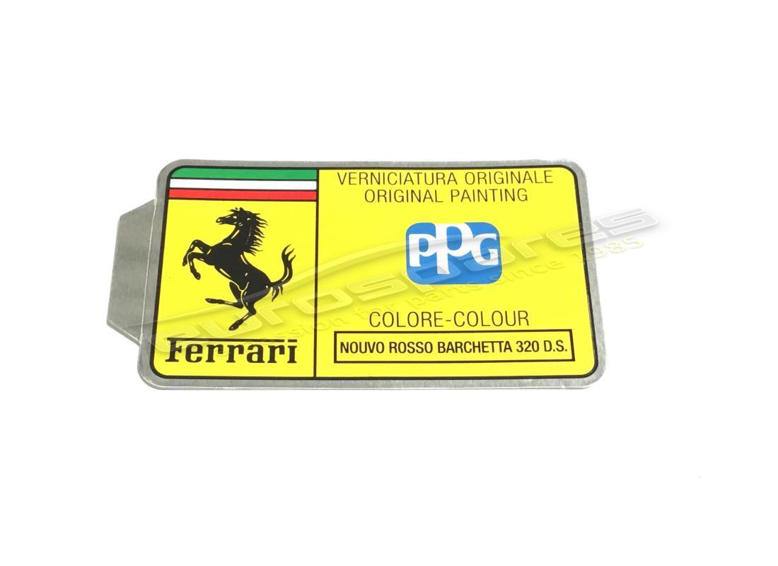 nueva etiqueta de código de pintura ferrari ppg. número de parte er361571 (1)