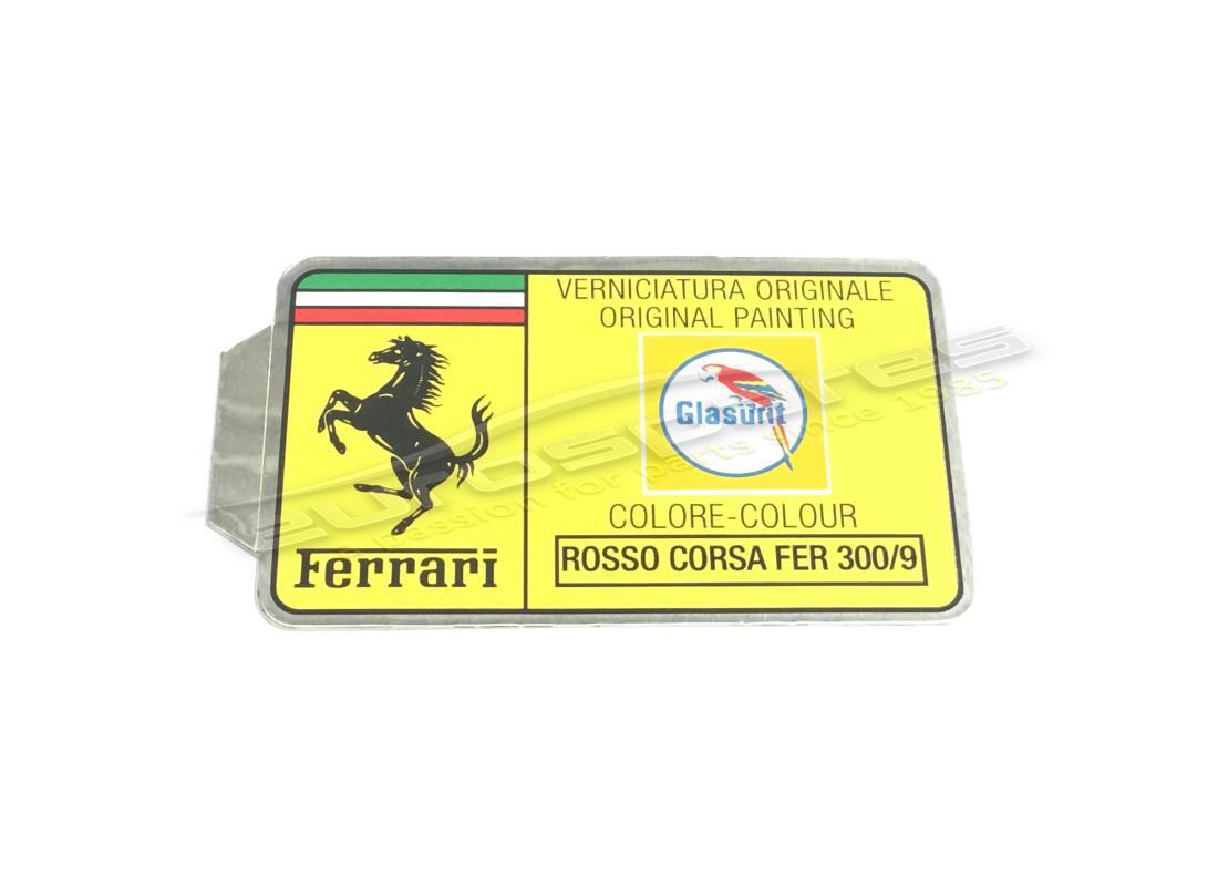 nueva ferrari etiqueta de pintura glasurit. número de parte mc36151 (1)