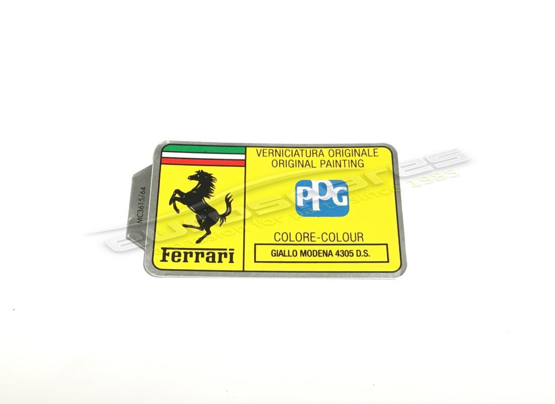 nueva etiqueta de pintura ppg ferrari. número de parte mc361564 (1)