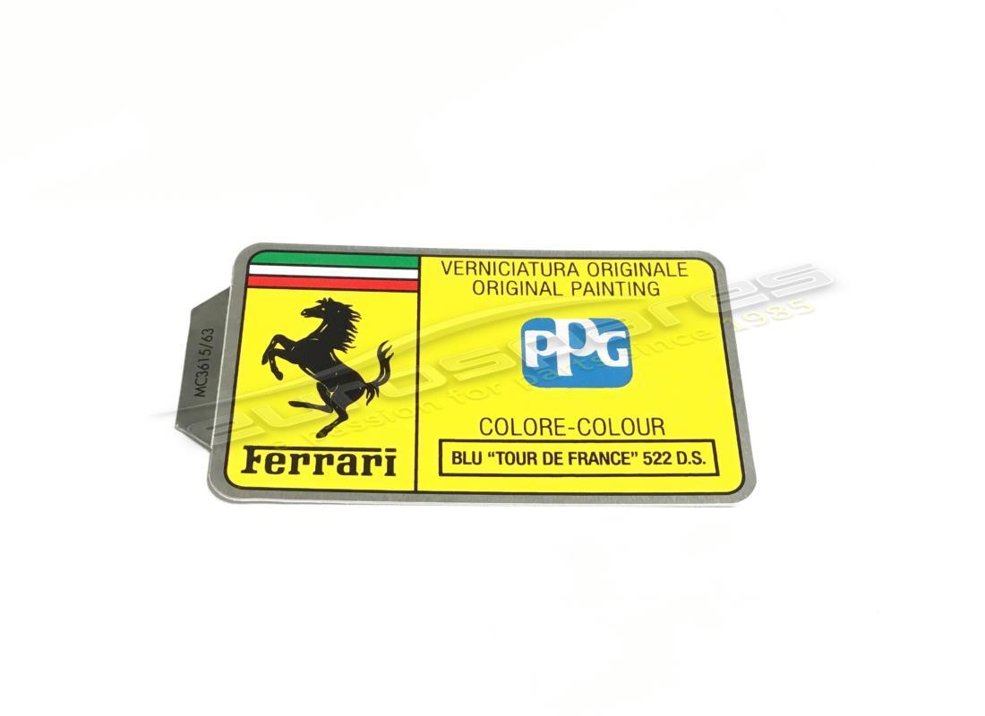 nueva etiqueta de pintura ppg ferrari. número de parte mc361563 (1)