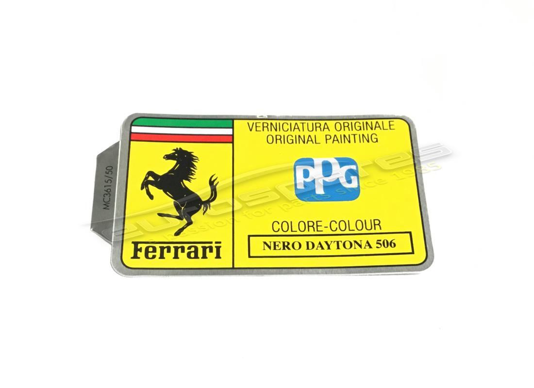 nueva etiqueta de pintura ppg ferrari. número de parte mc361550 (1)