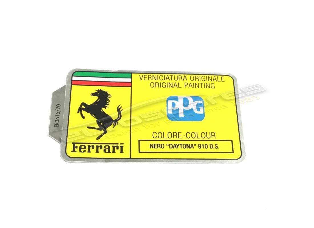 nueva etiqueta de código de pintura ferrari ppg. número de parte er361570 (1)