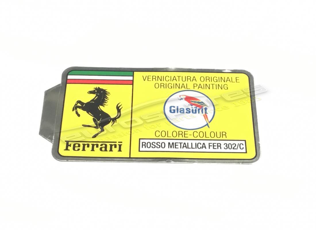 nueva ferrari pegatina con código de pintura glasurit (círculo). número de parte er361535 (1)