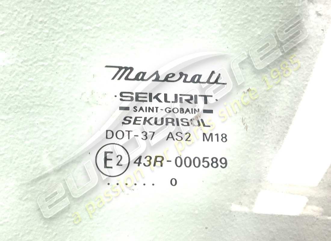 usado maserati lh puerta de vidrio m33. número de parte 387700305 (2)