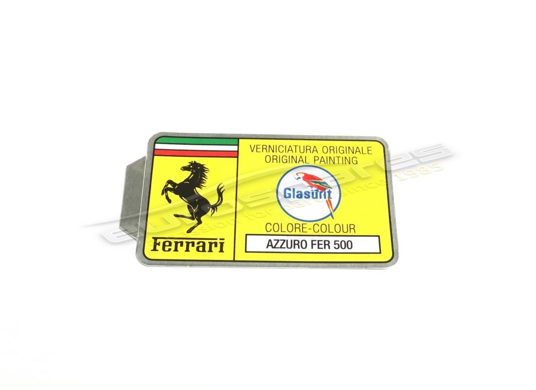 nueva ferrari pegatina con código de pintura glasurit (círculo). número de parte er361537 (1)