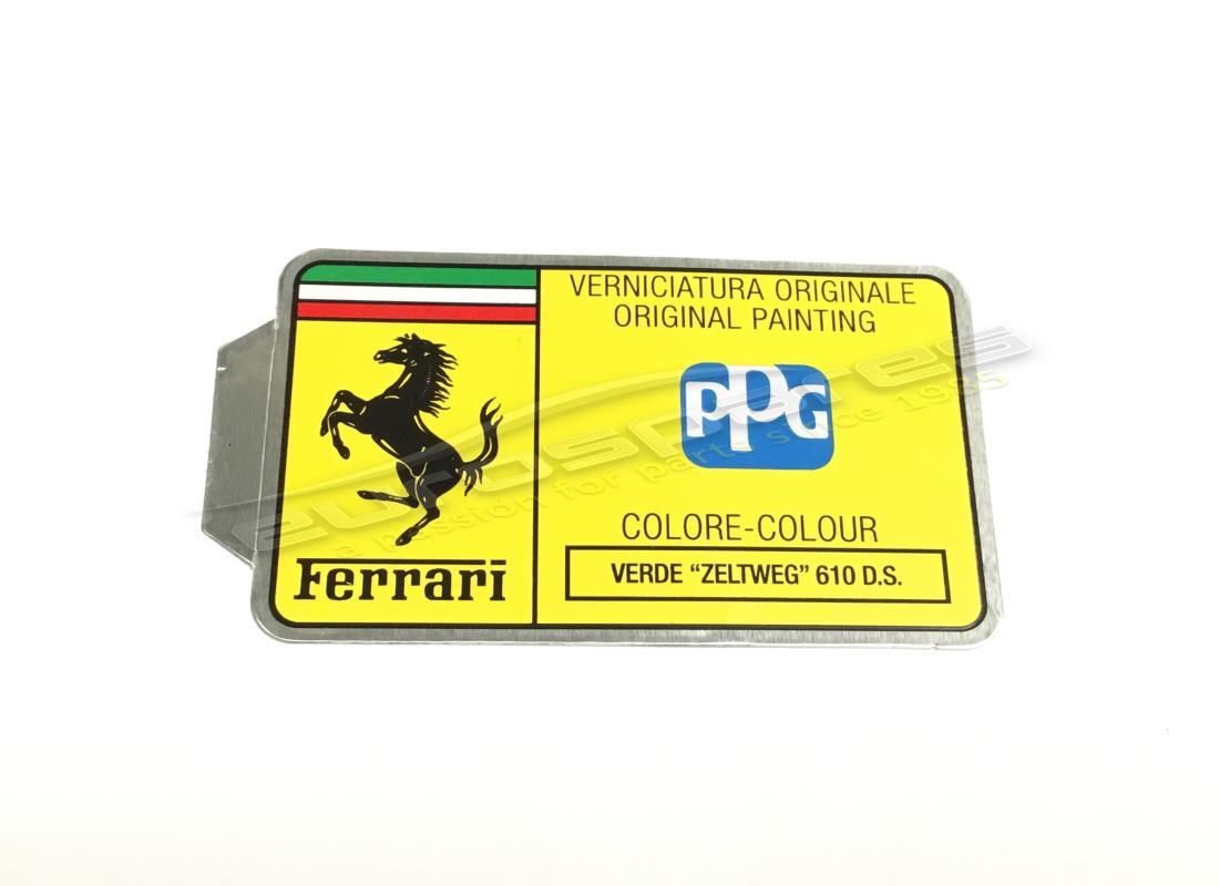nueva etiqueta de pintura ppg ferrari. número de parte mc361552 (1)