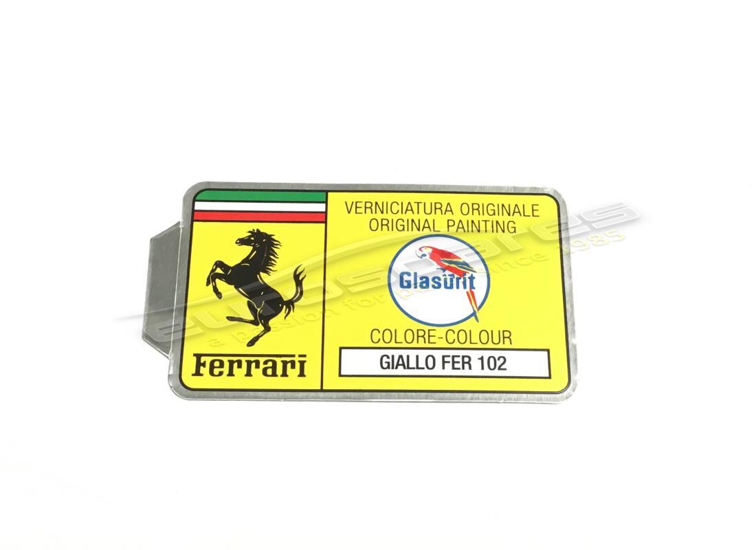 nueva ferrari pegatina con código de pintura glasurit (círculo). número de parte er361532 (1)