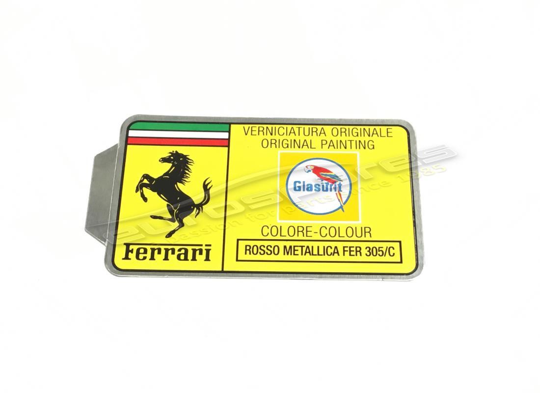 nueva ferrari etiqueta de pintura glasurit. número de parte mc36158 (1)