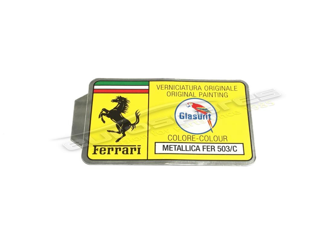 nueva ferrari pegatina con código de pintura glasurit (círculo). número de parte er361540 (1)