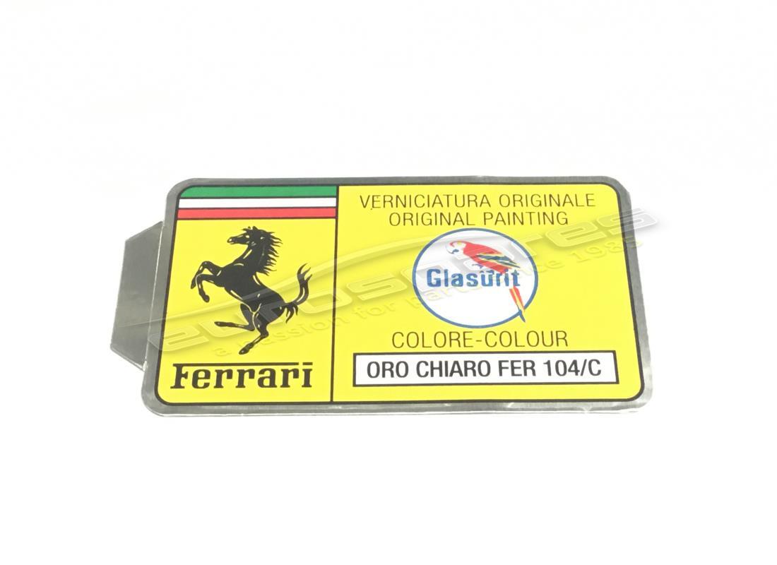 nueva ferrari pegatina con código de pintura glasurit (círculo). número de parte er361533 (1)