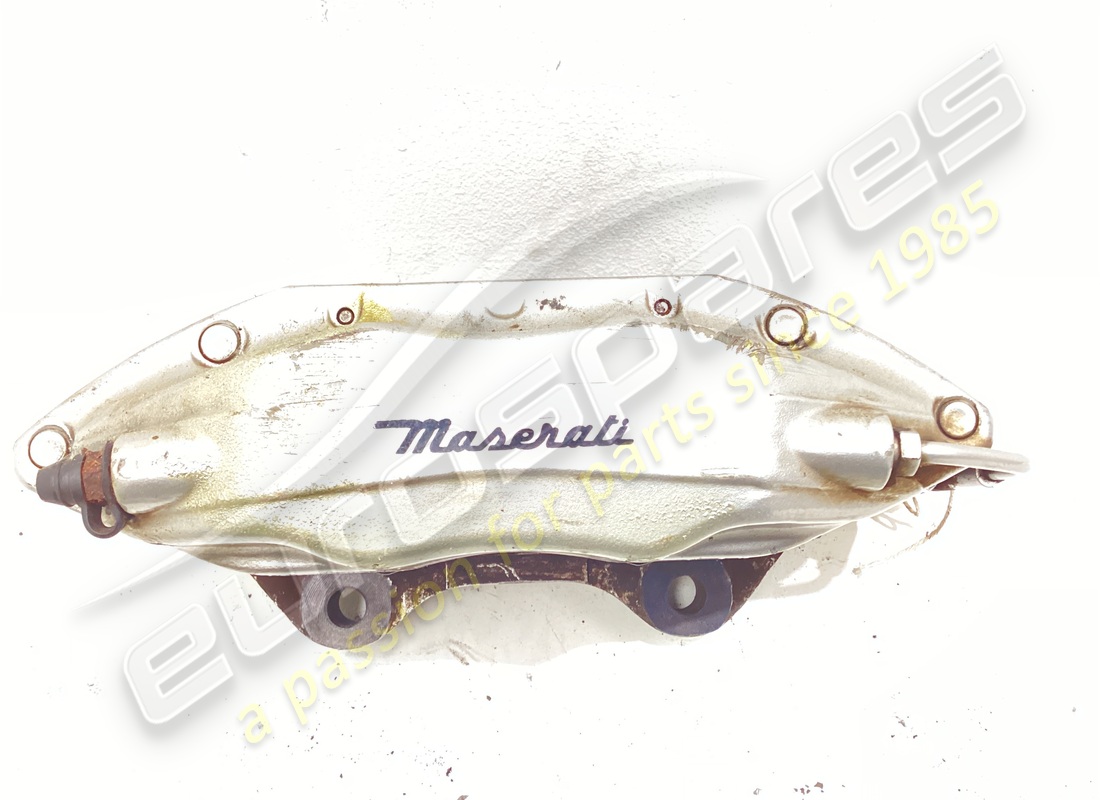 PINZA DE FRENO DELANTERA IZQUIERDA USADA Maserati (PLATA). NÚMERO DE PIEZA 387201119 (1)