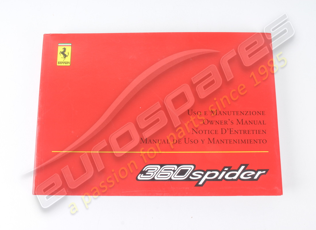 nuevo ferrari manual del propietario. número de parte 67253500 (2)