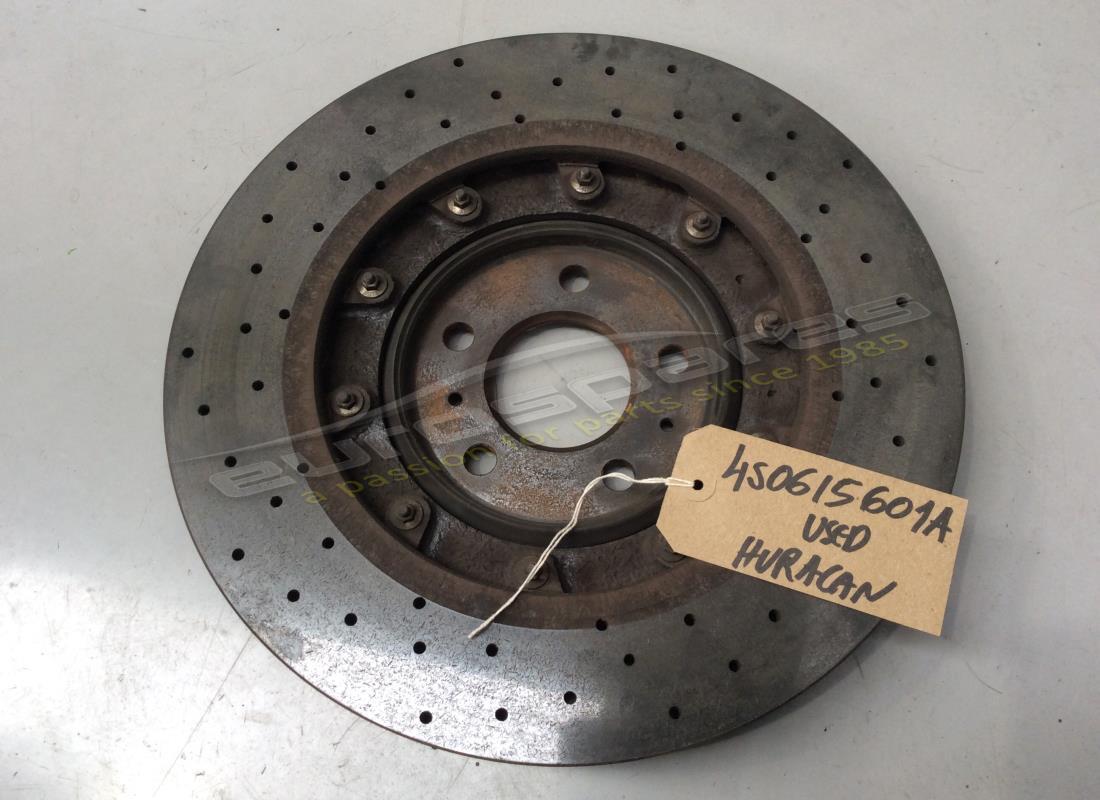 DISCO DE FRENO CERÁMICO USADO Lamborghini. NÚMERO DE PIEZA 4S0615602A (1)