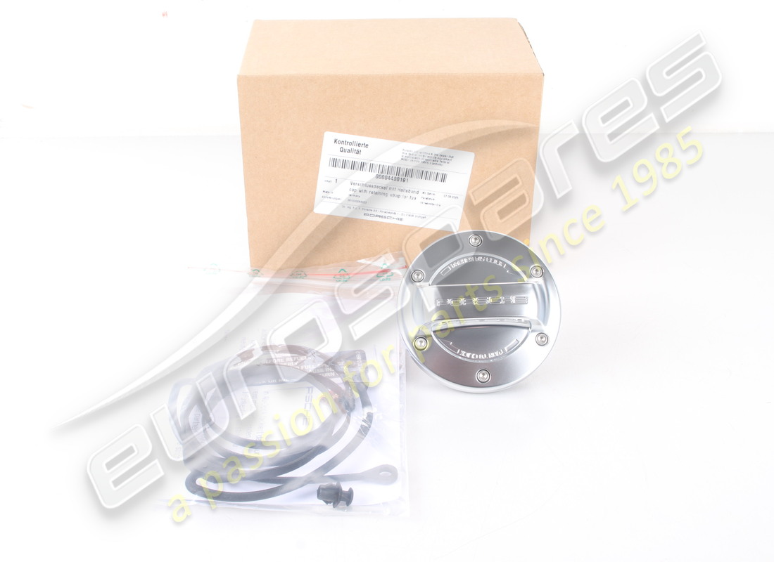 nueva tapa de depósito porsche con apariencia de aluminio. número de pieza 00004400191 (1)