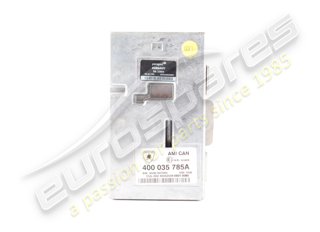CAJA DE INTERFAZ LAMBORGHINI USADA. NÚMERO DE PIEZA 400035785A (1) caja de interfaz lamborghini usada. número de pieza 400035785a (1)