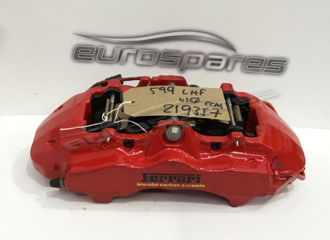 pinza delantera izquierda ferrari usada con pastillas. número de parte 219357 (1)