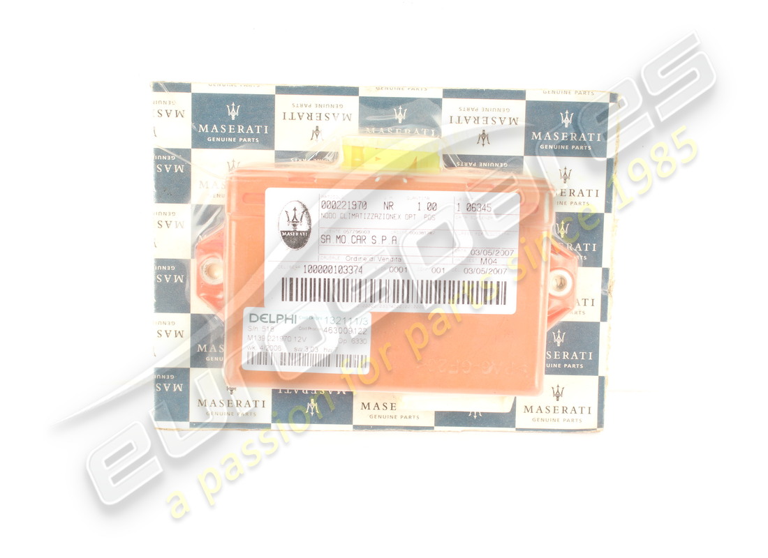 nueva ecu de aire acondicionado y calefacción trasera maserati (opcional). número de pieza 221970 (1)